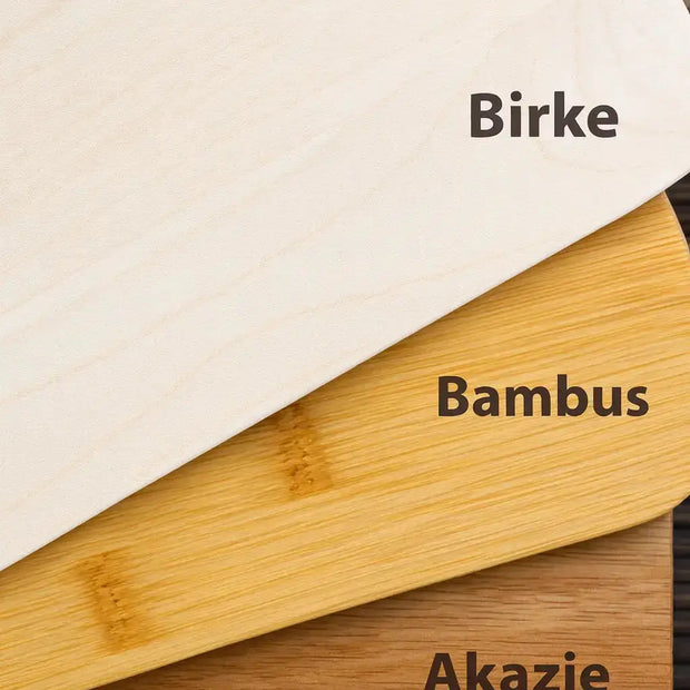 Frühstücksbrett Design 1 - mit "originalen Abdrücken" Kreativio