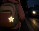Reflektor Stern Anhänger | Mut Macher Taschen Anhänger | Schulstart Kita | Einschulung | Schulweg Sicherheit