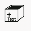 Text auf Kronkorkenfach