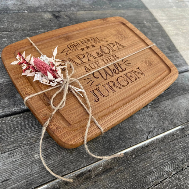 Schneidebrett "Individuell" - Größe S / mit deinem Wunschtext oder Motiv - Kreativio