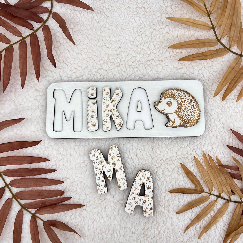 Namens Puzzle "Igel" - Zum Selbstgestalten Kreativio