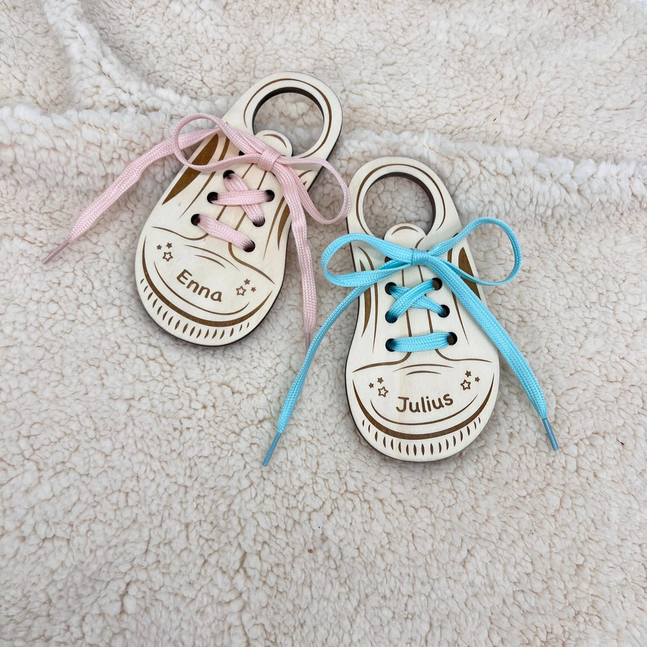 Lernschuh mit Namen - Glow in the dark! Kreativio