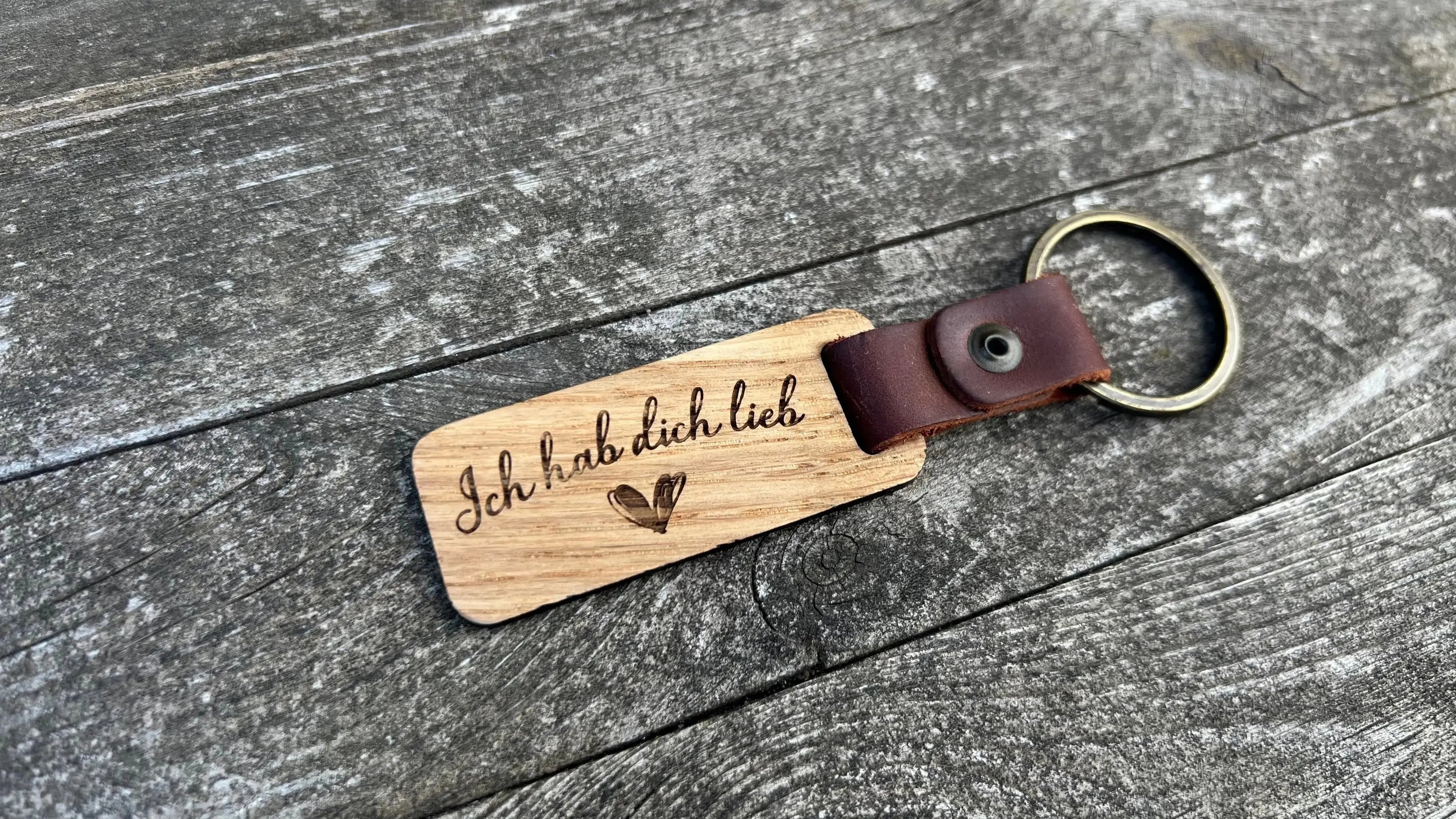 Schlüsselanhänger Lederband - 