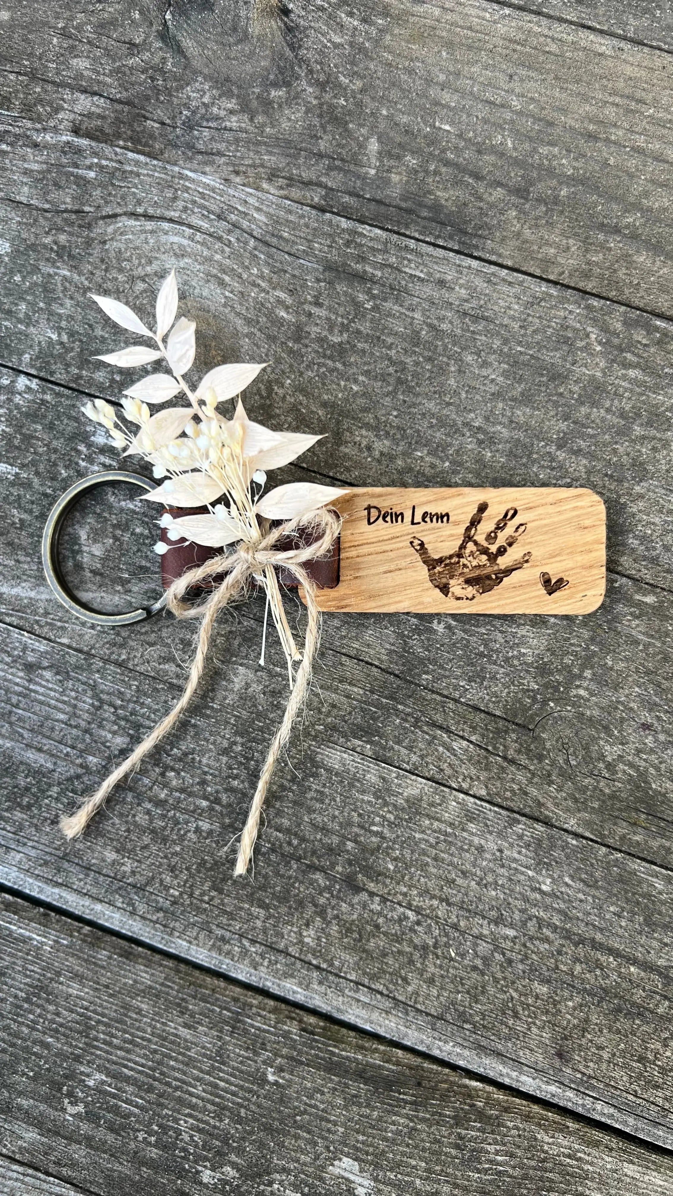 Schlüsselanhänger Lederband - 