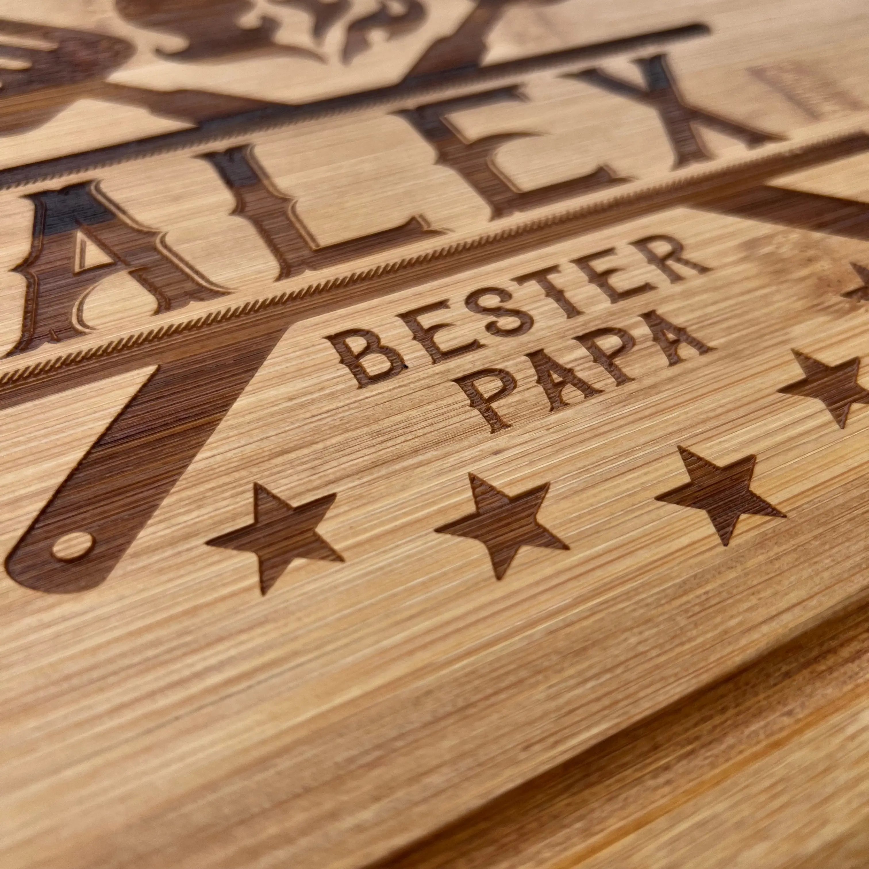 Schneidebrett Bambus Hell 