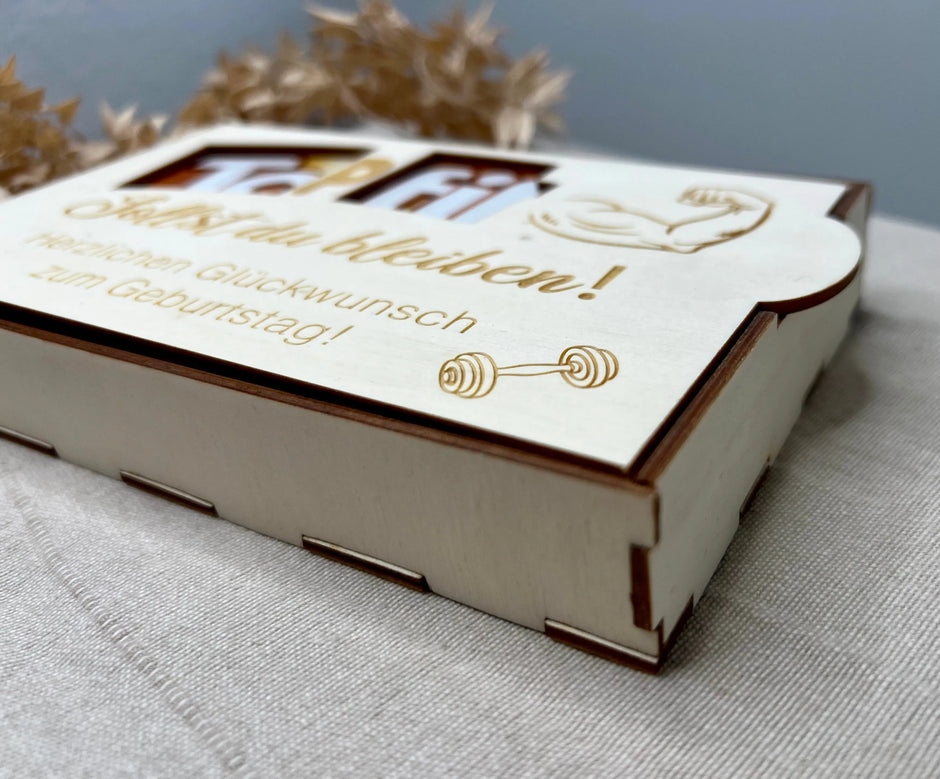 Mit deinem Wunschtext! Geburtstags-Geschenke Box 