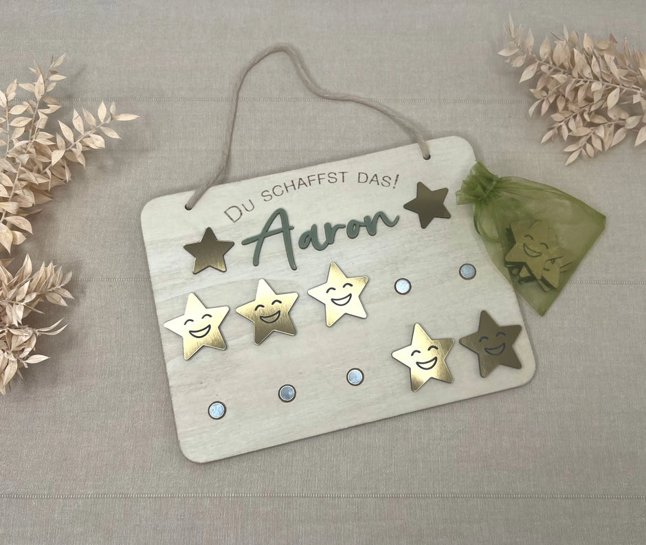 Belohnungstafel "Sternejagd" U3 Kreativio