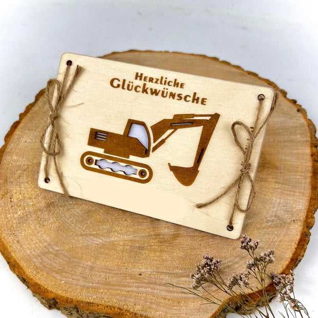 Geldgeschenk „Bagger“ - Standard Kreativio