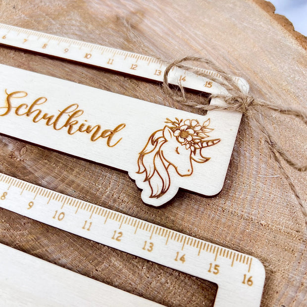 Lesehilfe "Einhorn" mit Wunschtext Kreativio