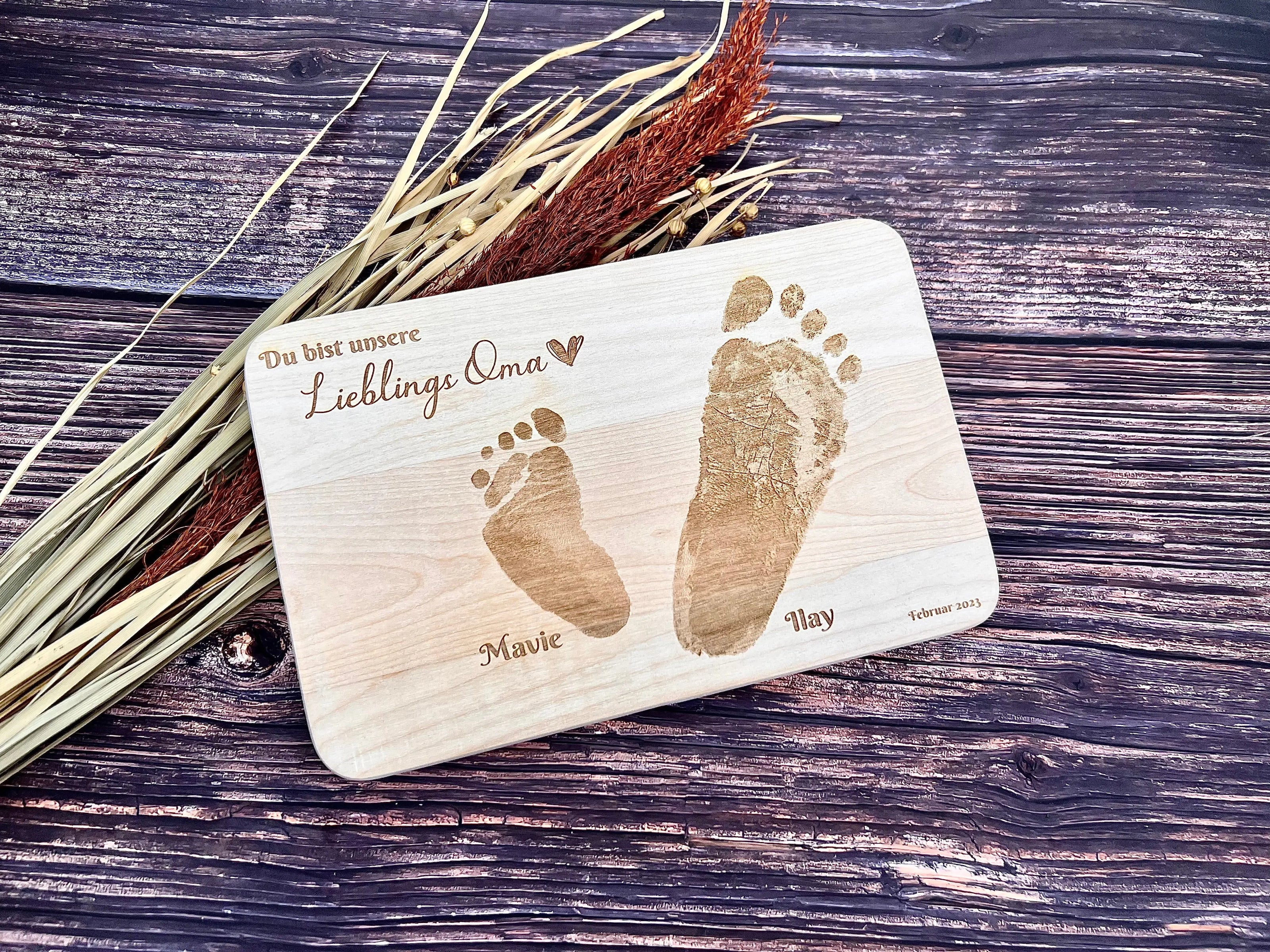 Frühstücksbrett Design 3- mit 