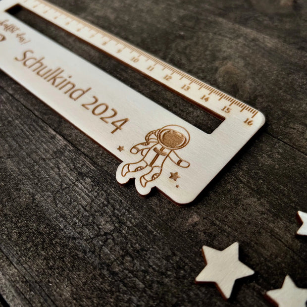 Lesehilfe "Astronaut" mit Wunschtext Kreativio