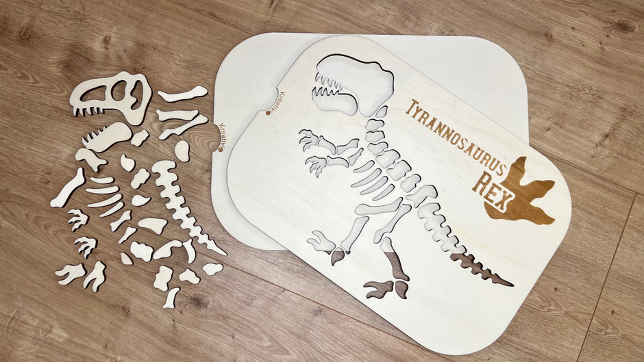 Aktivitätsplatte für Trofastbox | Dino Ausgraben