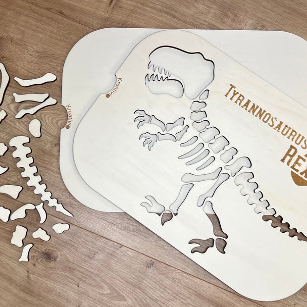 Aktivitätsplatte für Trofastbox | Dino Ausgraben