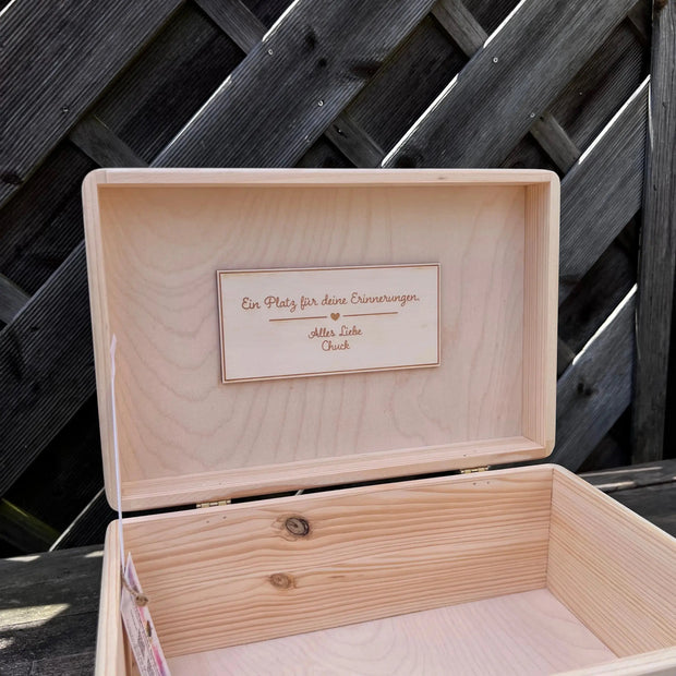 Widmung im Deckel Kreativio