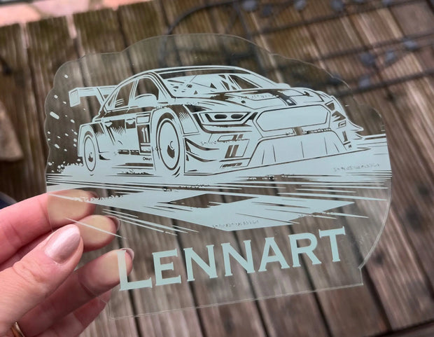 Acryl-Licht "Rennauto" Kreativio