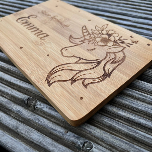 Frühstücksbrett "Einhorn" Kreativio
