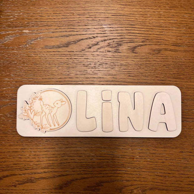 Puzzle „Reh“ – zum Selbstgestalten Kreativio