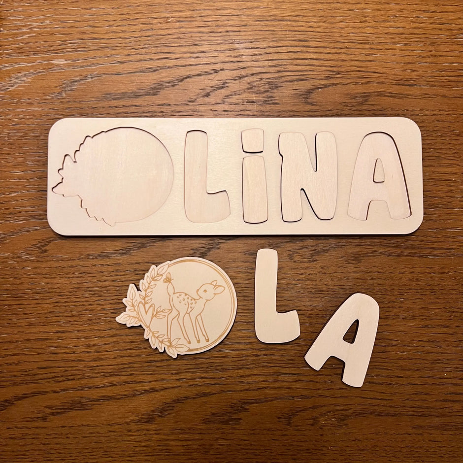 Puzzle „Reh“ – zum Selbstgestalten Kreativio