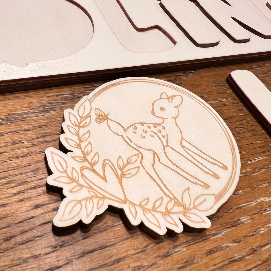 Puzzle „Reh“ – zum Selbstgestalten Kreativio