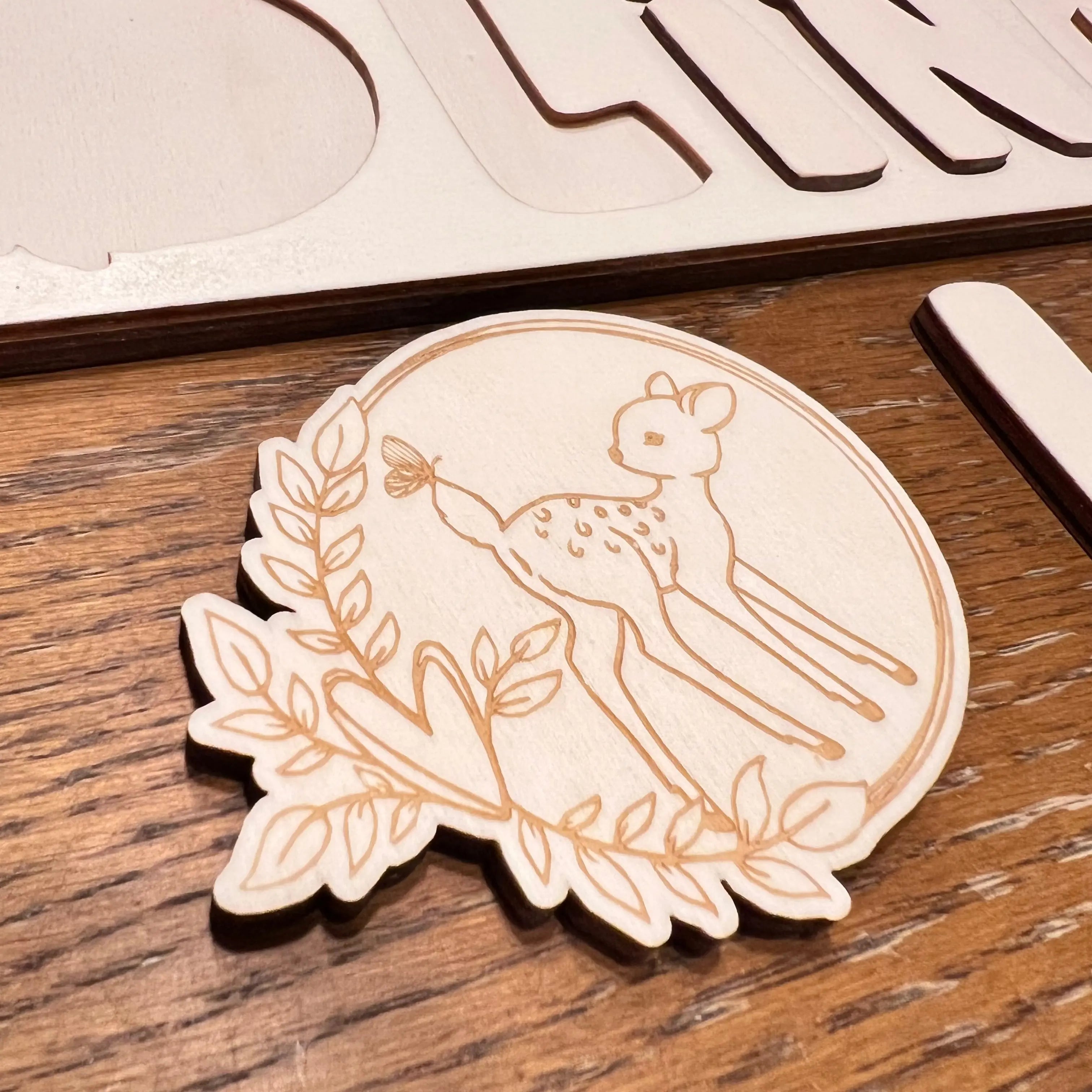 Puzzle „Reh“ – zum Selbstgestalten Kreativio