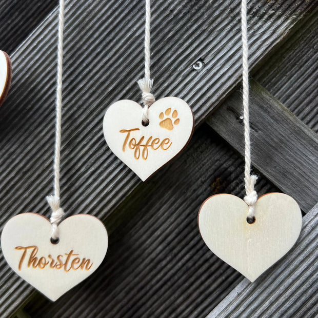 Familienschild "Hängende Herzen" Ø 25 cm Kreativio